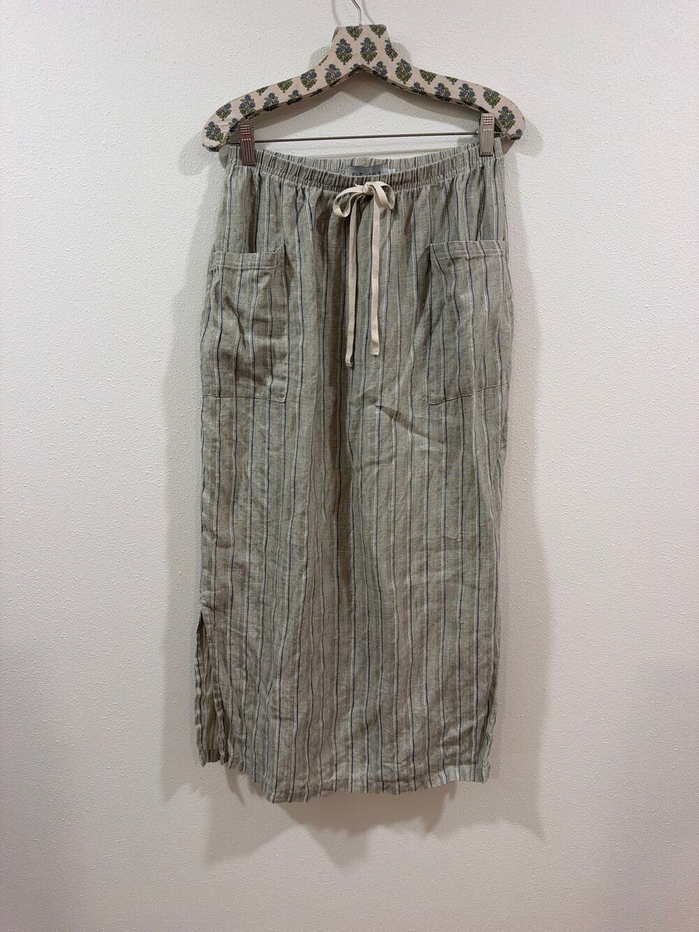 Fenini Sport linen midi/maxi skirt